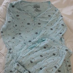 Cozy light blue sleep set